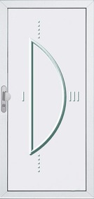 Plastové dvere s výplňou Gava 210
